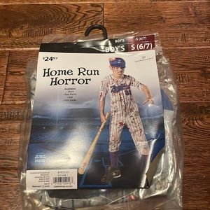 Baseball Zombie Boy Costume